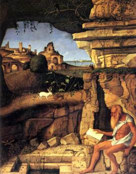 Giovanni Bellini : Bellini Giovanni Saint Jerome reading